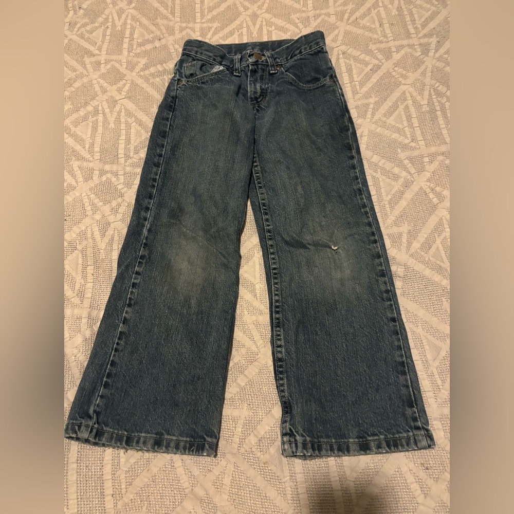 Wrangler Boy’s Size 8 Slim Straight Blue Jeans